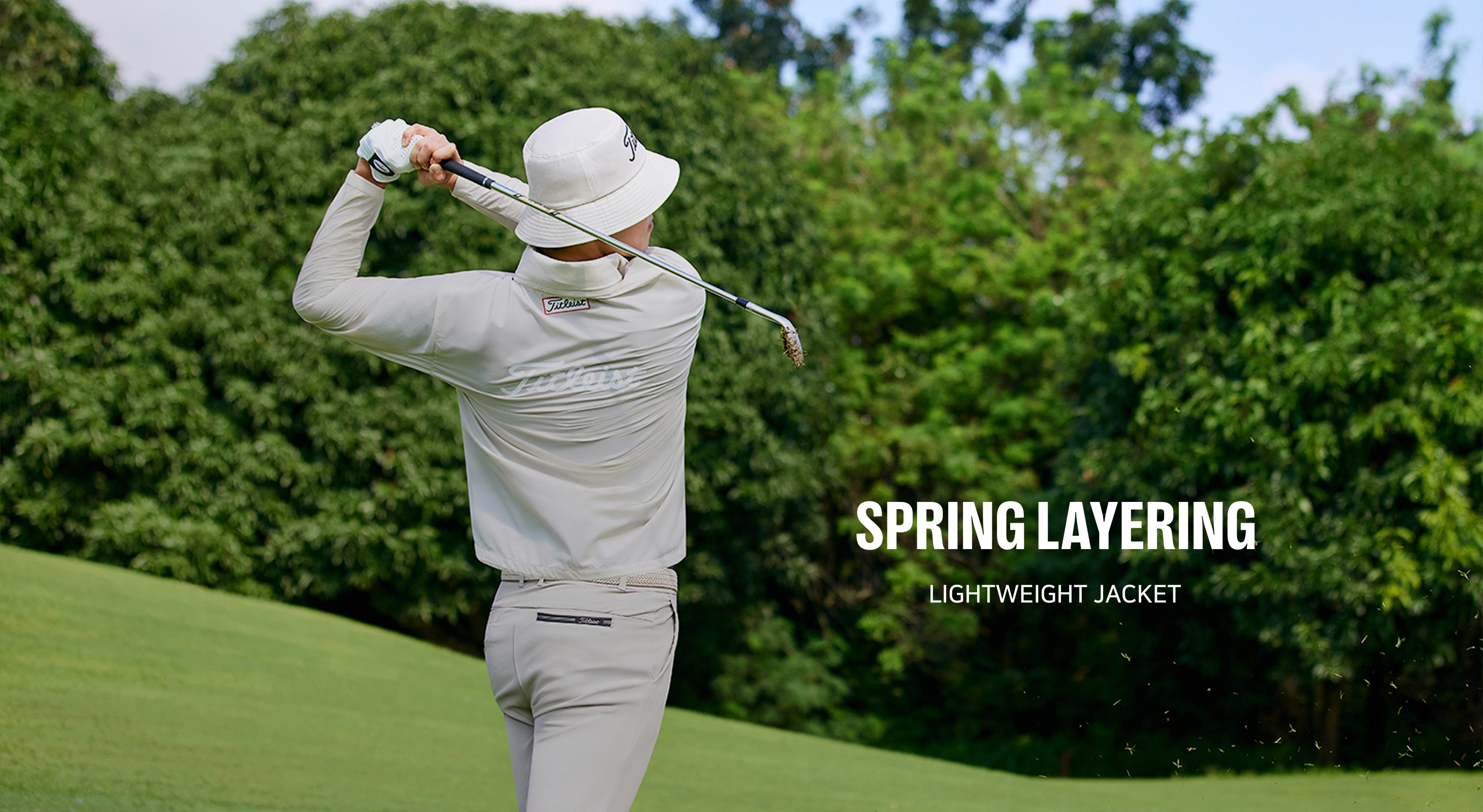 SPRING LAYERING T-SHIRT & HALF ZIP VEST